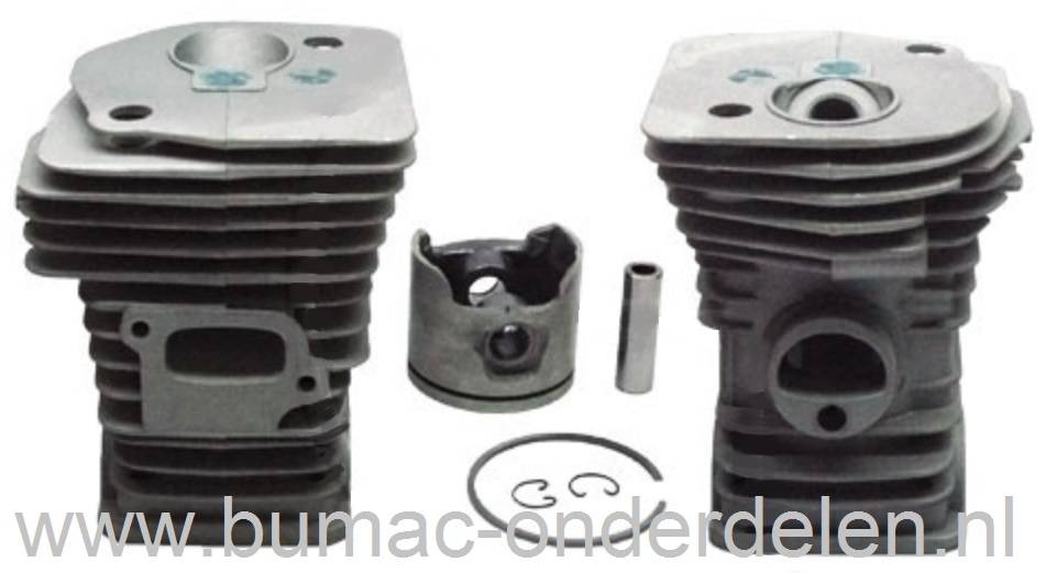 Cilinder Compleet Ø 42 mm HUSQVARNA 340E, 345E, 346XP, CS2145, CS2145, CS2147, CS2150, CS2152 Kettingzaag, Motorzaag, Cilinderset met Zuiger, Zuigerveren, Pistonpen, Borgclips, Husqvarna, Jonsered, Partner, McCulloch Kettingzagen, Motorzagen, Complete Cyl