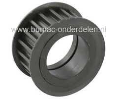 Getande Maaidekpoelie Castelgarden, Honda, Stiga 102 Cm Zitmaaier, Castel Garden Twin Cut 102, Stiga Estate, Honda HF2213, HF2216, Riemschijf Getand voor Aandrijving Maaimessen, Pouly 20 Tands Maaidekaandrijving CASTELGARDEN, STIGA, HONDA