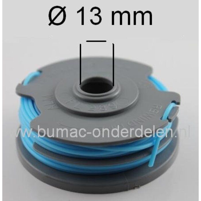 Draadspoel voor Flymo Str immer Contour 500, Contour 700, Mini Trim Auto, Mini Trim Auto Plus, Multi Trim 250 D, Multi Trim 250 DX, Multi Trim 300 DX, Power Trim 500, Power Trim 700, Revolution 2000, Revolution 2300, Revolution 2500, Twist'n Edge