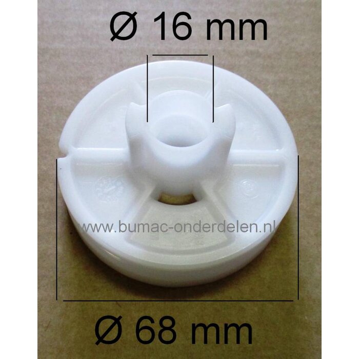 Startpoelie voor Husqvarna 333 - 335 en 336 Bosmaaier - Strimmer, Koordpoelie voor Husqvarna Ruwrerreinmaaier, onderdeel
