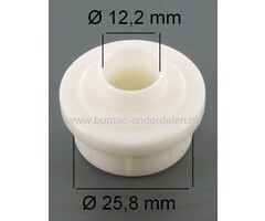 Wielbus - Lager voor Grasmachines van Stiga - CastelGarden en Mountfield, Glijlager voor wielen van Grasmaaiers onderdeel