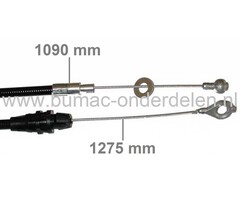 Motorremkabel Castelgarden T48, R484TR Grasmaaiers met Honda Motor, Stiga - Mountfield - Dino - Alpina, Grasmaaier, Benzinemaaier, Cirkelmaaier, Gazonmaaier, Loopmaaier, Motorstopkabel, Castel Garden