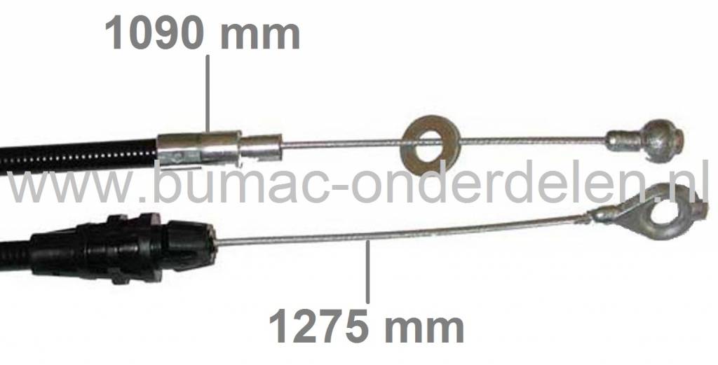 Motorremkabel Castelgarden T48, R484TR Grasmaaiers met Honda Motor, Stiga - Mountfield - Dino - Alpina, Grasmaaier, Benzinemaaier, Cirkelmaaier, Gazonmaaier, Loopmaaier, Motorstopkabel, Castel Garden