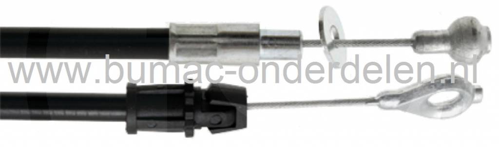 Motorremkabel Castelgarden T48, R484TR Grasmaaiers met Honda Motor, Stiga - Mountfield - Dino - Alpina, Grasmaaier, Benzinemaaier, Cirkelmaaier, Gazonmaaier, Loopmaaier, Motorstopkabel, Castel Garden