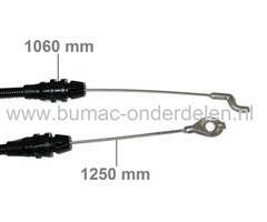 Motorremkabel GGP Loopmaaiers, Castelgarden NP534TR Grasmaaiers, Stiga - Mountfield - Dino - Alpina, Benzinemaaier, Cirkelmaaier, Gazonmaaier, Loopmaaier, Castel Garden, Motorstopkabel