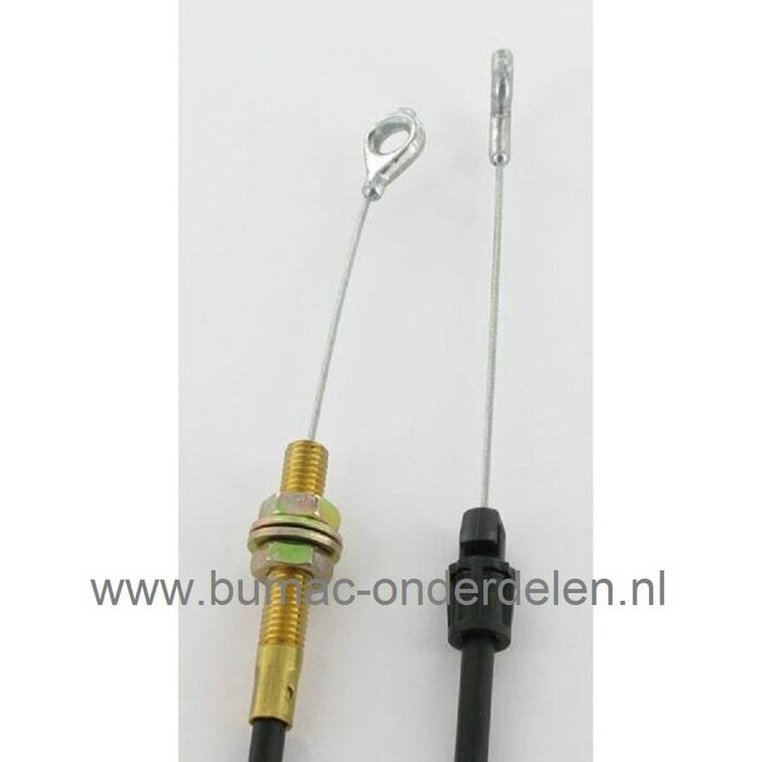 Motorremkabel Castelgarden R484, PAN504, RLM534 Grasmaaiers, GGP Bedieningskabels Motorstop Benzinemaaier, Cirkelmaaier, Gazonmaaier, Loopmaaier, Motor Remkabels Stiga, Mountfield, Dino, Alpina, Castel Garden