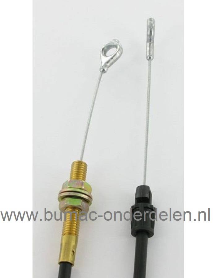 Motorremkabel Castelgarden R484, PAN504, RLM534 Grasmaaiers, GGP Bedieningskabels Motorstop Benzinemaaier, Cirkelmaaier, Gazonmaaier, Loopmaaier, Motor Remkabels Stiga, Mountfield, Dino, Alpina, Castel Garden