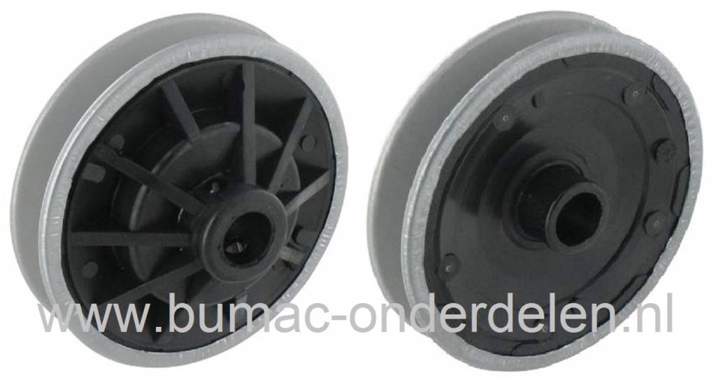 Poelie ALKO, BRILL, SOLO Loopmaaiers, Alko Silver Premium 520BRV, 530BRV, Powerline 4800BRV, 5200BRV, 5300BRV, XAL4755VSI, AL-KO V-snaar Poelie, Pouly, Riemschijven voor Aandrijving Grasmaaiers, Benzinemaaiers, Grasmaaimachines