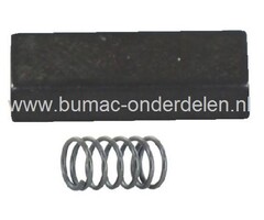 Pal met Veer ALKO - BRILL - SOLO Loopmaaiers, Gazonmaaiers, Alko - Brill Pin met Veer voor Tandwiel Wielaandrijving, Pallen Pignonwielen, Rondsels Wielen Grasmaaiers, Cirkelmaaiers, Meenemer voor Tandwielen Wiel Aandrijving Duwmaaiers AL-KO