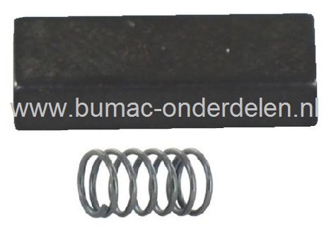 Pal met Veer ALKO - BRILL - SOLO Loopmaaiers, Gazonmaaiers, Alko - Brill Pin met Veer voor Tandwiel Wielaandrijving, Pallen Pignonwielen, Rondsels Wielen Grasmaaiers, Cirkelmaaiers, Meenemer voor Tandwielen Wiel Aandrijving Duwmaaiers AL-KO