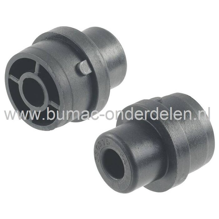 Lagerbus voor ALKO, BRILL, SOLO Grasmaaiers, Kunststof Wiellagers AL-KO Classic 46BR, Comfort 52BR, Euromat 48BR, Powerline 4600BR, Silver 520BR, Supermax 47BR, XAL4755VSI, Lagerbussen voor de Wielen van Gazonmaaiers, Grasmaaimachines, Cirkelmaaiers