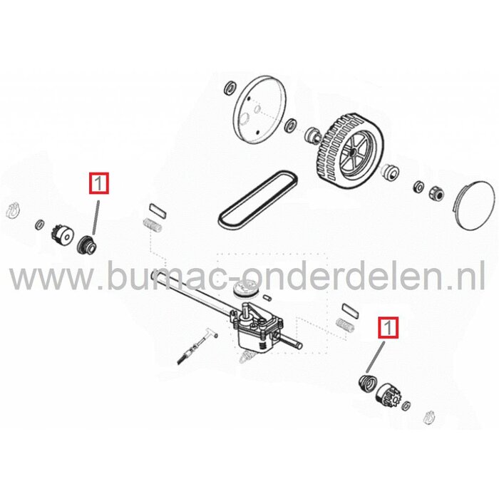 Lagerbus voor ALKO, BRILL, SOLO Grasmaaiers, Kunststof Wiellagers AL-KO Classic 46BR, Comfort 52BR, Euromat 48BR, Powerline 4600BR, Silver 520BR, Supermax 47BR, XAL4755VSI, Lagerbussen voor de Wielen van Gazonmaaiers, Grasmaaimachines, Cirkelmaaiers