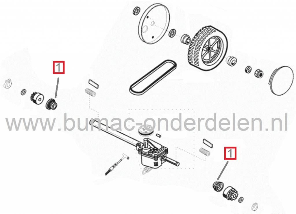 Lagerbus voor ALKO, BRILL, SOLO Grasmaaiers, Kunststof Wiellagers AL-KO Classic 46BR, Comfort 52BR, Euromat 48BR, Powerline 4600BR, Silver 520BR, Supermax 47BR, XAL4755VSI, Lagerbussen voor de Wielen van Gazonmaaiers, Grasmaaimachines, Cirkelmaaiers