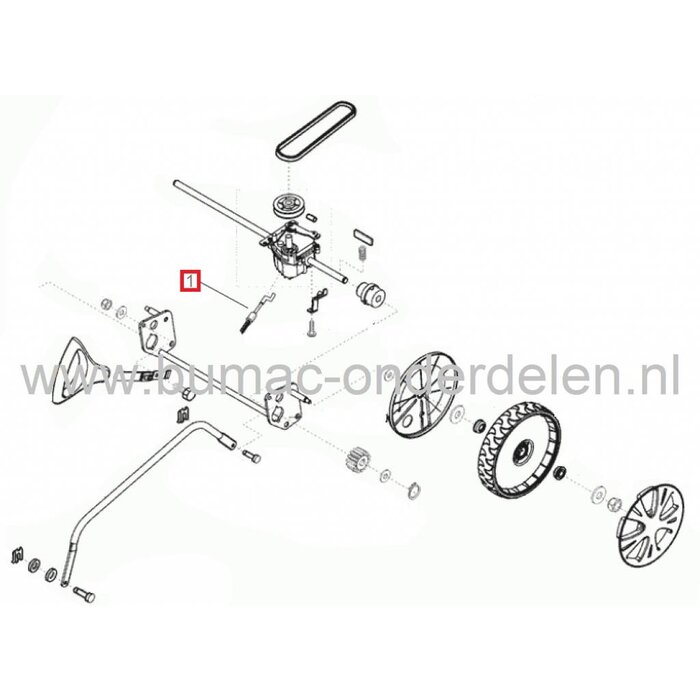 Kabel Rijaandrijving ALKO, BRILL, SOLO Loopmaaiers, Koppelingskabel voor Aandrijving van de Wielen, AL-KO Powerline 5200BR-V, XAL4755VSI, 4755VSI, Bedieningskabels Alko Gazonmaaiers, Cirkelmaaiers, Grasmaaiers Aandrijfkabel