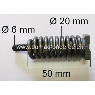 Trillingdemper voor Husqvarna 340, 345, 346, 350, 353, 357, 359, 340EPA, 345EPA, 350EPA, 359EPA, 357XPMotorzaag, Kettingzaag, Vibratiedemper, Ophangrubber, Trillingsdemper, Anti Vibratierubber, Jonsered, onderdeel, XP, EPA