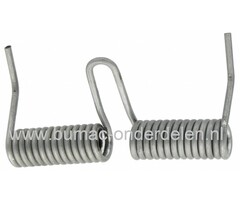 Deflectorveer voor Alko, Brill en Solo Grasmaaiers, AL-KO Veer Zijuitworp Deflector, ALKO Silver 520BR, Silver 46BR-SE, Powerline 5204VS-H, Veren Zijuitworp Kleppen Cirkelmaaiers, Loopmaaiers, Duwmaaiers