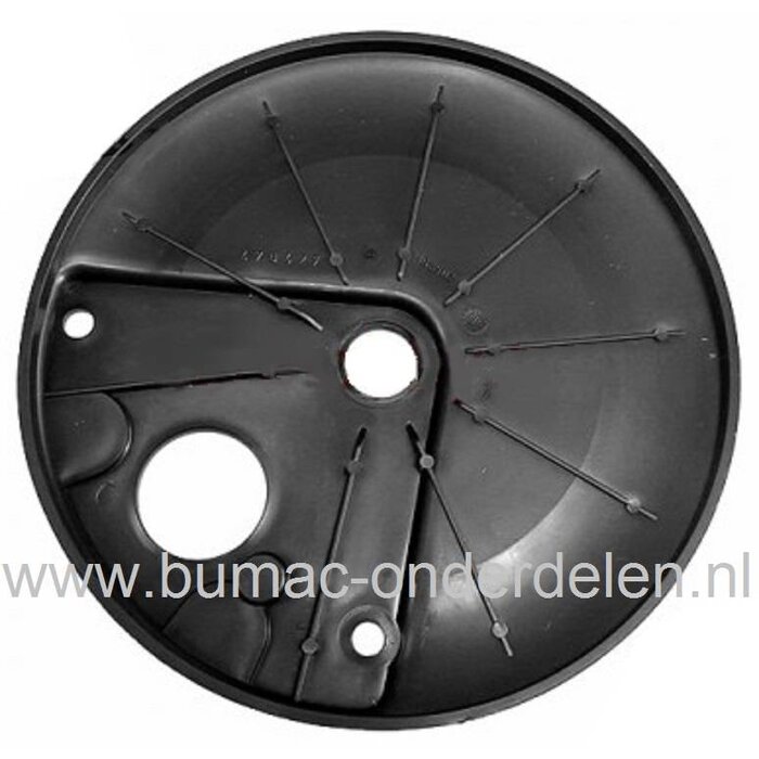 Wielbeschermer Binnenkant Loopmaaiers ALKO Classic 525HW/ES, Silver Comfort 46BR-SE, 51BR, Silver Comfort Premium 470BRV, 530BRV, Powerline 4800BRVE, Easy-Mow 5210HPD, XAL4755VSI, Al-ko, Brill, Solo Beschermkappen Wiel Kunststof Wielbeschermer Grasmaaier