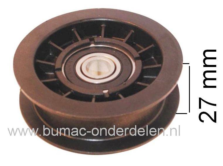 Poelie voor Murray en Countax Zitmaaiers Drukpoelie voor Spannen van de V snaar van de Motor naar Transmissie - Versnellingsbak