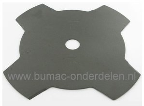 4 - Tands Mes voor Bosmaaier - Bermmaaier - Strimmer - Ruggedragen
