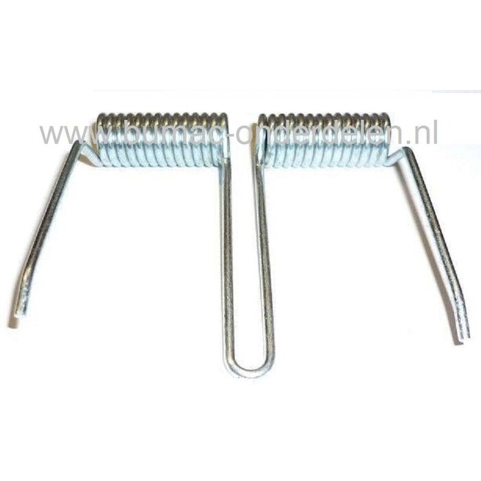 Veer Achterklep ALKO Gazonmaaiers, Alko, Brill, Solo Klepveer, Veren voor Achterkleppen van Grasmaaiers, Benzinemaaiers, AL-KO Classic 4.64-PS, XAL Classic 464PS, 4.64P-S Classic, Achterklepveren Loopmaaiers