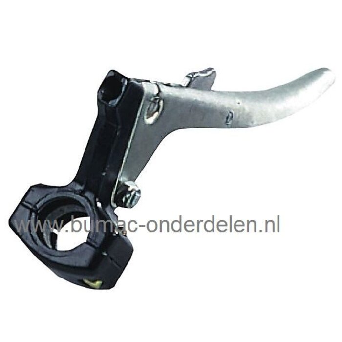 Koppelingshendel met Vastzet Pal Aansluiting Ø 25 mm op Veegmachine - Tuinfrees - Motor - Grasmaaier - Kooimaaier - Grasmachine - Ruwterreinmaaier