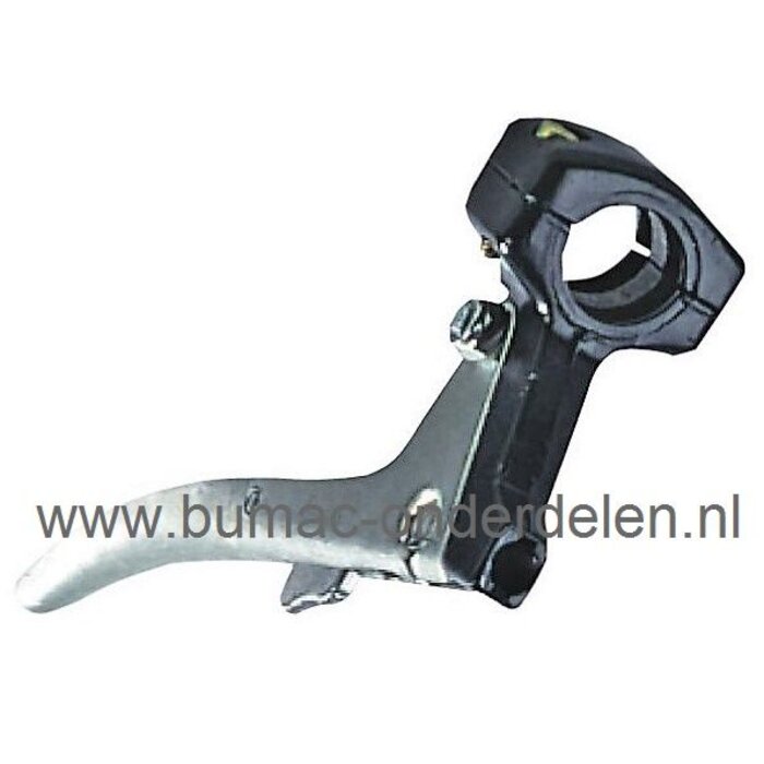 Koppelingshendel met Vastzet Pal Aansluiting Ø 25 mm op Veegmachine - Tuinfrees - Motor - Grasmaaier - Kooimaaier - Grasmachine - Ruwterreinmaaier