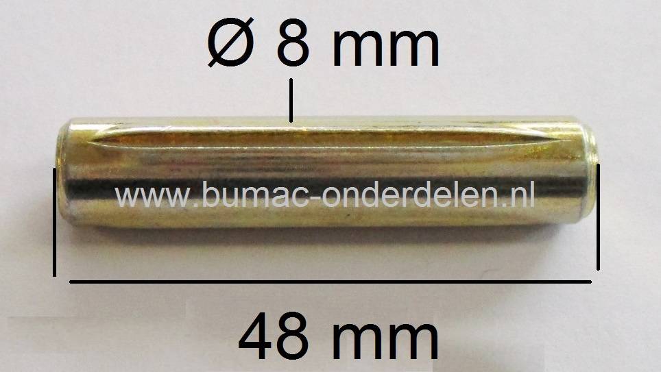 Pin voor Hendel Hoogte vergrendeling Instelling Maaidek bij Wizard - Husqvarna - Partner - YardPro - Jonsered - Mcculloch - AYP - Zitmaaier - Trekker