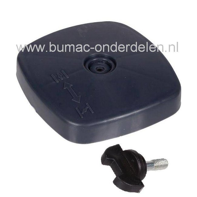 Stiga Luchtfilterdeksel met Schroef voor Bladblazer van Stiga - CastelGarden - Alpina en Mountfield Castelgarden XBL260H, Stiga SBL260H, Alpina BL260H en Mountfield MBL260H Luchtfilter deksel voor Bladblazers