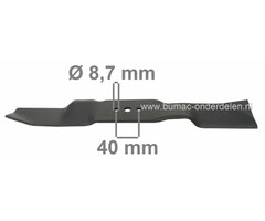 Maaimes 45 Cm HUSQVARNA - PARTNER Frontmaaiers Rider 422Ts, Rider Proflex 18, Rider Proflex 20, Rider Proflex 21, CombiClip 122, CombiTurf 122, Combi 122XP, P524, Maaimessen Electrolux, AYP, Craftsman, Lazer, Jonsered, McCulloch, Yardpro Zitmaaiers