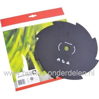 8 Tands mes 250 mm voor Bosmaaier - Strimmer - Bermmaaier Buiten Diameter 250 mm Binnendiameter 20 mm Dikte 1,4 mm