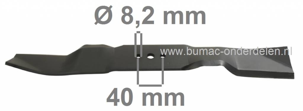 Maaimes 48,2 Cm HUSQVARNA CombiClip 132 - P520D - P525D - PT26D Frontmaaiers, AYP, Lazer, Jonsered, McCulloch, Partner, Flymo, Craftsman, Yardpro Maaimessen voor Zitmaaiers, Frontmaaiers, Tuintrekkers, Maaibladen ELECTROLUX