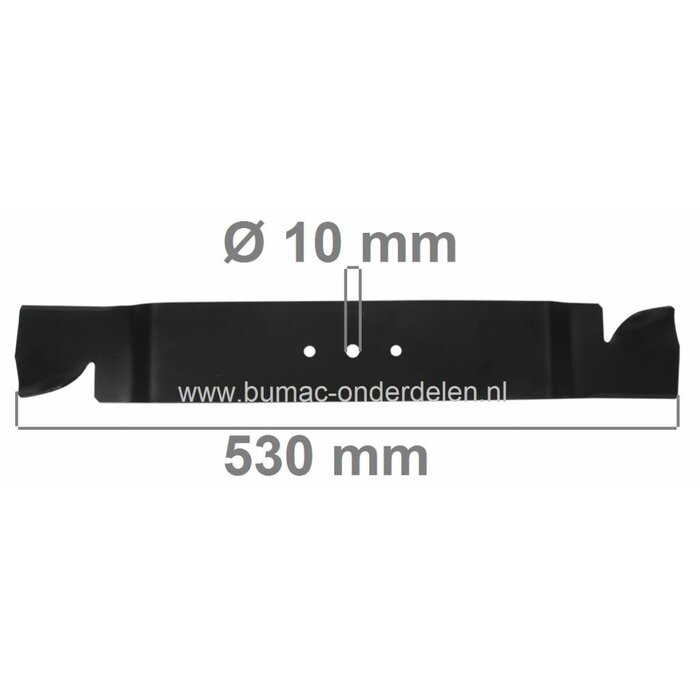 Mes 53 Cm Husqvarna Loopmaaiers Royal 53s en Royal 53se, Electrolux Maaimessen voor Grasmaaimachines, Benzinemaaiers met 53 Cm Maaibreedte, AYP, Lazer, Craftsman, McCulloch, Jonsered, Partner, Yardpro, Wizard Grasmaaierbladen, Royal 535, 535E, Messen