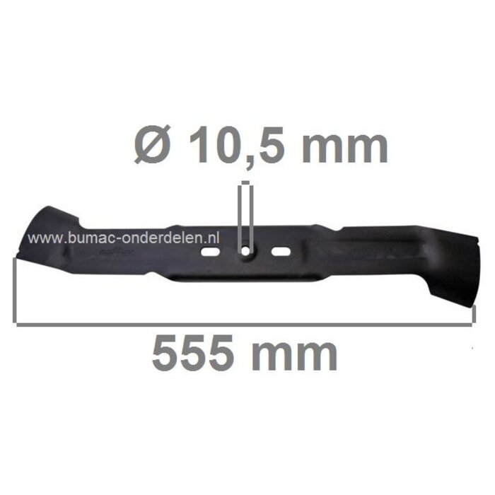 Maaimes 55,5 Cm ETESIA RT56, Pro56 RKEB, Pro 56 RTEB Cirkelmaaiers, Grasmaaiermessen Etesia, Wolf, Maaimessen voor Loopmaaiers, Benzinemaaiers, Grasmaaimachines van Etesia en Wolf