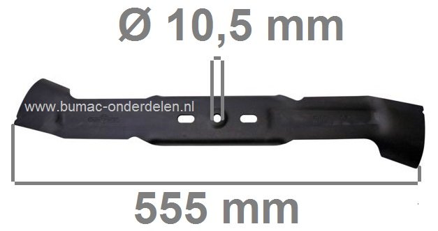 Maaimes 55,5 Cm ETESIA RT56, Pro56 RKEB, Pro 56 RTEB Cirkelmaaiers, Grasmaaiermessen Etesia, Wolf, Maaimessen voor Loopmaaiers, Benzinemaaiers, Grasmaaimachines van Etesia en Wolf