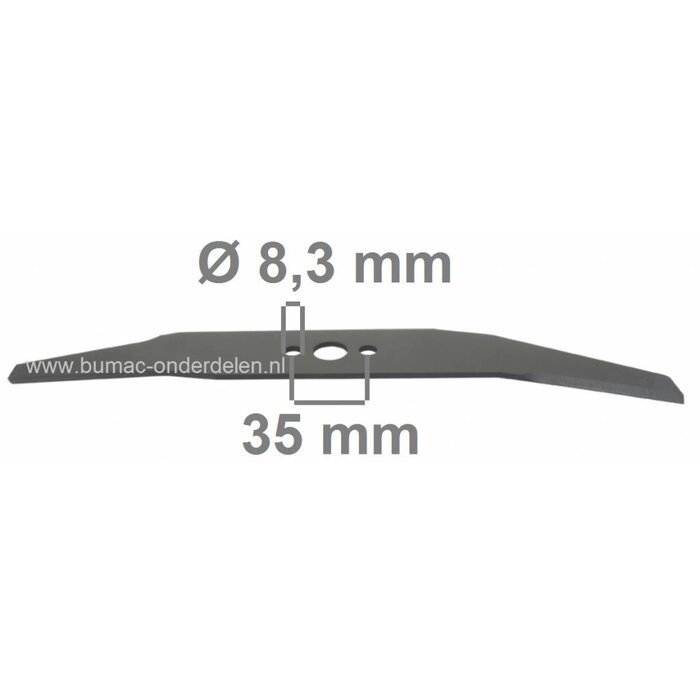 Mes 33 Cm FLYMO Zweefmaaiers Turbo Lite 330, Turbo Compact 330 Vision, Easibag, Maaimessen Electrolux, Husqvarna, AYP, Partner, Jonsered, McCulloch, Lazer, Yardpro, Craftsman, Maaibladen voor Electromaaiers, Hovermaaiers, Elektrische Grasmaaiers