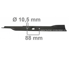 Maaimes 47 Cm voor Honda Loopmaaiers HR194, HR195, HR1950, HONDA Maaimessen voor Gazonmaaiers HR 194, HR194PB, HR 195, HR 1950, Maaibladen Honda Grasmaaimachines, Cirkelmaaiers, Benzinemaaiers