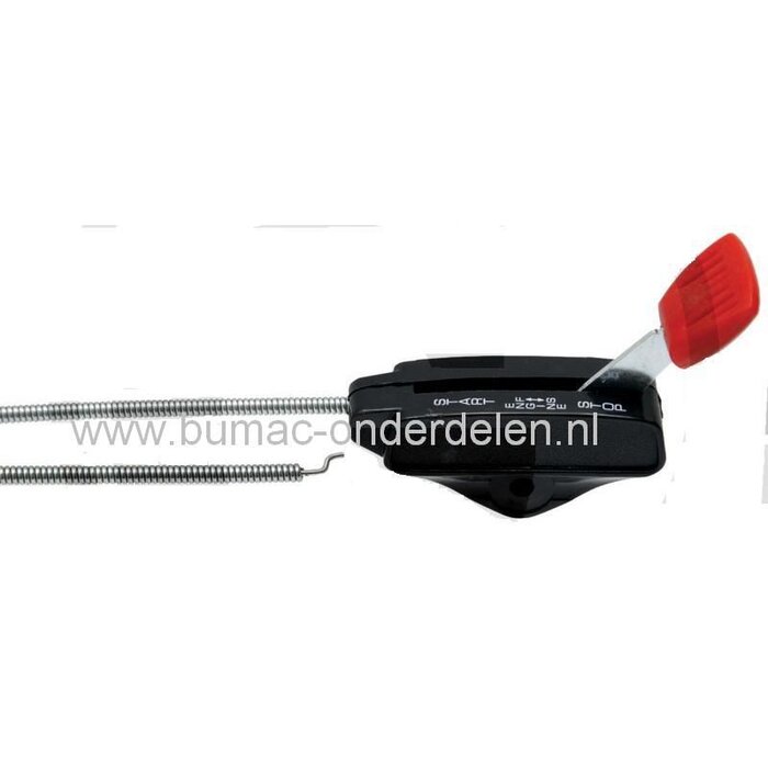 Universele Gaskabel Buitenkabel 1180 mm voor Grasmaaier - Grasmachine - Tuinfrees - Trilplaat - Trilspaan - Troffel en Dergelijk