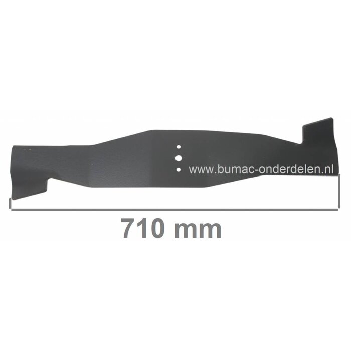 Mes Links 71 Cm Iseki Zitmaaiers SCMA 54 M, SXG 19, SXG 22, ISEKI Linker Maaimessen voor Tuintrekkers, Mini Tractoren, Frontmaaiers, Zitmaaiermessen Iseki, Maaibladen 71 Cm ISEKI