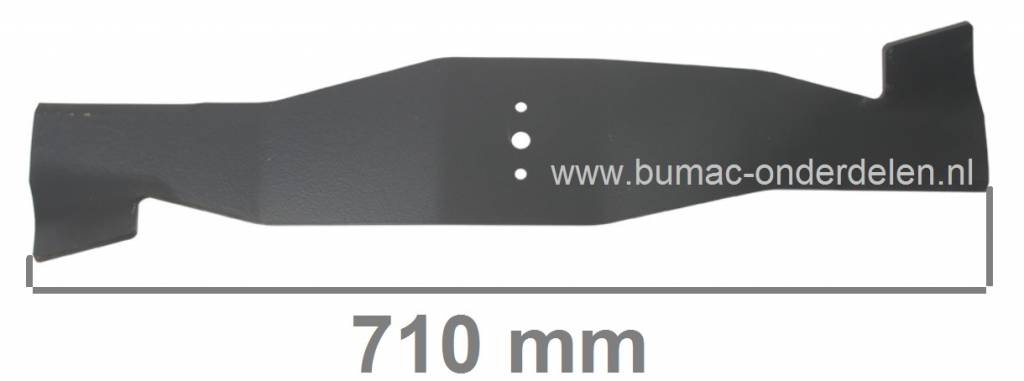 Mes Links 71 Cm Iseki Zitmaaiers SCMA 54 M, SXG 19, SXG 22, ISEKI Linker Maaimessen voor Tuintrekkers, Mini Tractoren, Frontmaaiers, Zitmaaiermessen Iseki, Maaibladen 71 Cm ISEKI