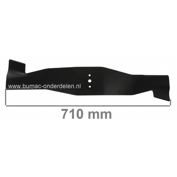 Mes Rechts 71 Cm Iseki Zitmaaiers SCMA 54 M, SXG 19, SXG 22, ISEKI Rechter Maaimessen voor Tuintrekkers, Mini Tractoren, Frontmaaiers, Zitmaaiermessen Iseki, Maaibladen 71 Cm ISEKI, 8665-306-001-00, 8665-306-001-10, 8665.306.001.00, 8665.306.001.10