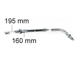 Gaskabel voor Kawasaki TD40, TD48, TH43 en TH48 Bosmaaier, Strimmer