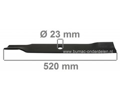 John Deere Maaimes 52 Cm voor 60 Inch Zitmaaiers, JOHN DEERE Zitmaaiermessen voor Modellen F910, F911, F912, F915, F925, F930, F932, F935, 60" Maaidek Modellen 318, 420 en 430, Maaibladen JD Tuintrekkers, Mini Tractoren, Messen Johndeere