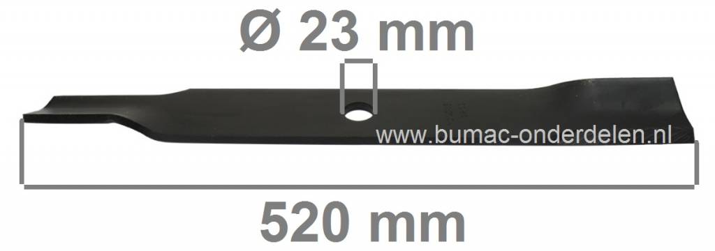 John Deere Maaimes 52 Cm voor 60 Inch Zitmaaiers, JOHN DEERE Zitmaaiermessen voor Modellen F910, F911, F912, F915, F925, F930, F932, F935, 60" Maaidek Modellen 318, 420 en 430, Maaibladen JD Tuintrekkers, Mini Tractoren, Messen Johndeere