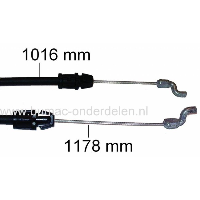 Motorremkabel voor MTD Grasmaaier N10-66L, N10-84L, N8-61, RD11/660, Super 12-96N, Super 14-107V, 114/107N, Novotrac 10SL Classic, Novotrac 11 Classic, RD10/660SL Grasmaaier, Grasmachine MTD Wolf