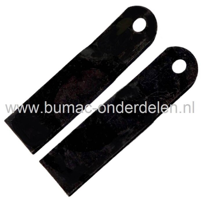 Messen 11,4 Cm Klippo Gazonmaaiers, Set van 2 Maaimessen voor Klippo Excellent, Kommun 4.2 en Pro 4 OHV Grasmaaimachines, Grasmaaiermesjes 2 Stuks, Maaibladen Klippo onderdeel