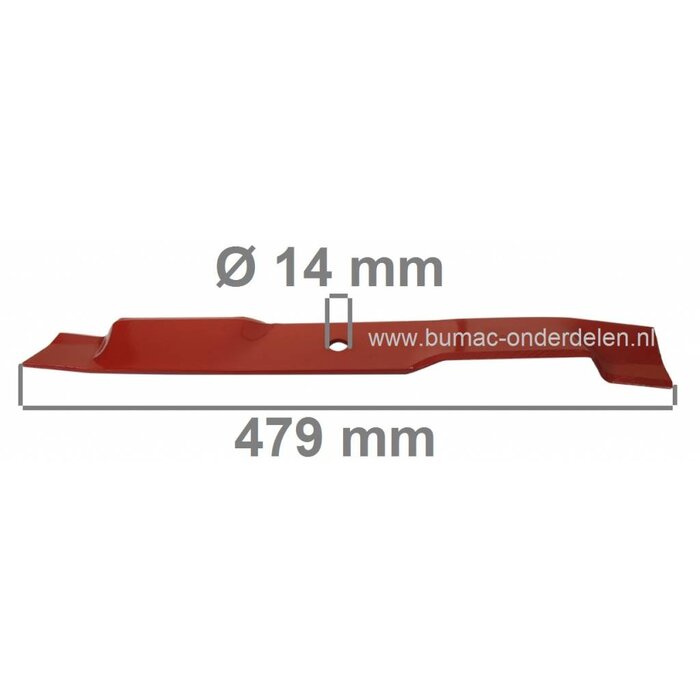 Maaimes 47,9 Cm Klippo 19 Inch Loopmaaiers Excellent - Kommun - Pro 4, KLIPPO Grasmaaiermessen, Maaibladen voor Gazonmaaiers, Cirkelmaaiers, Benzinemaaiers, Messen voor Klippo Duwmaaiers, Grasmaaimachines met 19" Maaibreedte, onderdeel