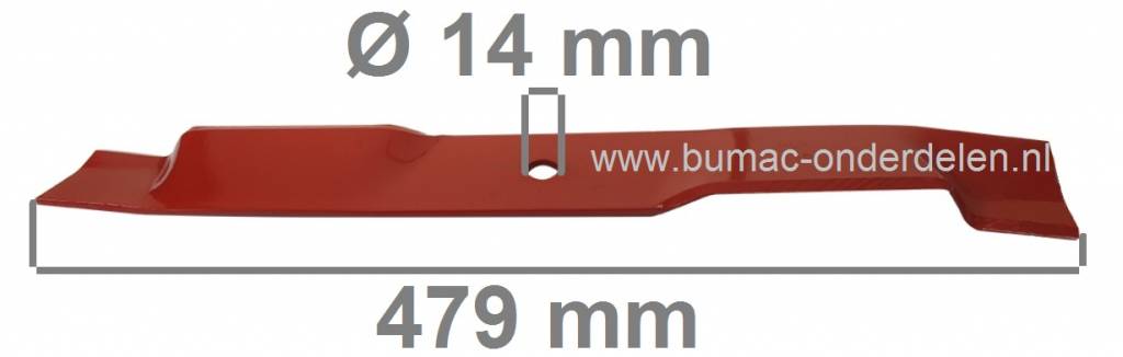 Maaimes 47,9 Cm Klippo 19 Inch Loopmaaiers Excellent - Kommun - Pro 4, KLIPPO Grasmaaiermessen, Maaibladen voor Gazonmaaiers, Cirkelmaaiers, Benzinemaaiers, Messen voor Klippo Duwmaaiers, Grasmaaimachines met 19" Maaibreedte, onderdeel