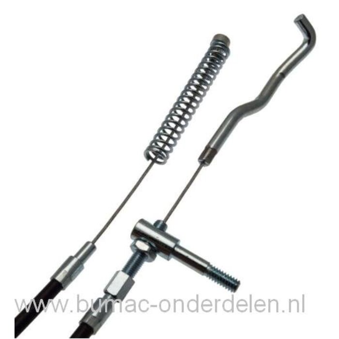 Aandrijfkabel voor Rover Grasmaaier, Koppelingskabel voor Aandrijving van de Achterwielen bij Rover 60, 86036, 86037 Grasmachine, Kabel Inschakelen van de Wielaandrijving bij Rover 60 Grasmaaiers