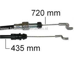 Kabel Inschakelen Messen Toro Zitmaaier 16-44 HXL, 17-44 H, 17-44 HXL, 17-44 HXLE, 18-44 HXLE, Toro Koppelingskabel Maaimessen Inschakeling