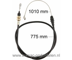 Kabel voor Mesinschakeling bij Toro 14-38 HXLE, 15-38 HXL, 16-38 G, 16-38 H, 16-38 HXL, 16-38 HXLE, 16-38 XLE, 17-38 HXLE, 17-44 HXLE, 13-38 XL, 14-38 HXL Zitmaaier, Grasmaaiers